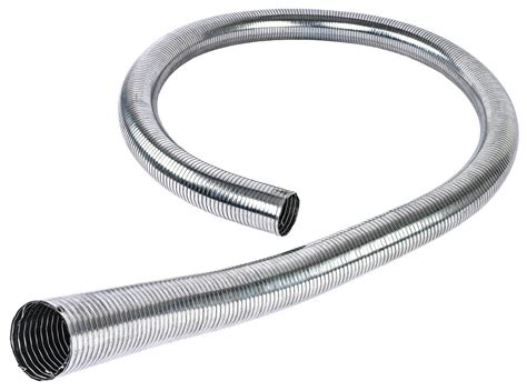 JEGS Flexible Exhaust Tubing 2 in. Diameter x 6 ft. Long [Galvanized Steel] - Walmart.com