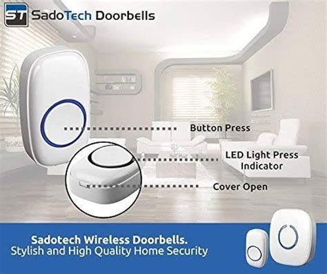 SadoTech Wireless Doorbell Model CXRi Setup Installation, 60% OFF