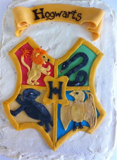 Hogwarts Shield Cake Sugar Cookie Hogwarts Food