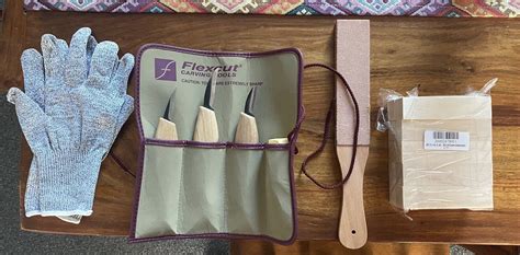 Flexcut 3 Piece Wood Whittling Set With Accessories Ebay