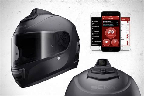 Riding Gear Sena Integrated Camera Helmet Return Of The Cafe Racers