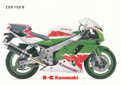 Prospekt Kawasaki Zxr R Prospekt Flyer Blatt Seiten Aus