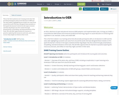 Introduction To Oer Oer Commons