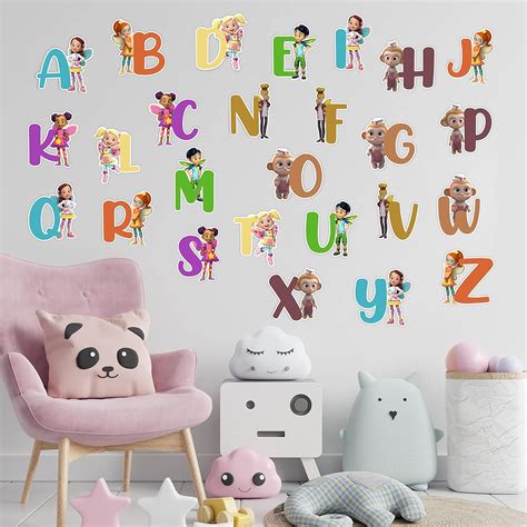 Amazon Seyal Butterbe Cafe A Z Alphabet Wall Sticker Tools