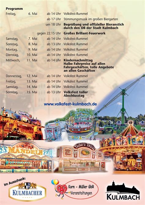 Infos Volksfest Kulmbach