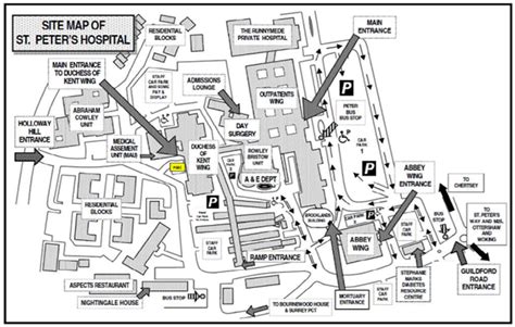 Pembury Hospital Map