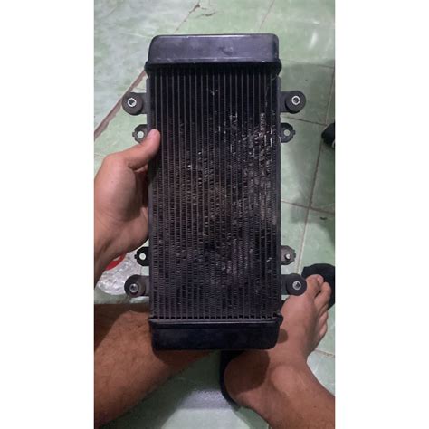 Jual Radiator Ninja 250 FI ORIGINAL COPOTAN MOHON KONFIRMASI STOK