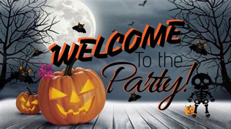 Spooky Halloween Party Banner