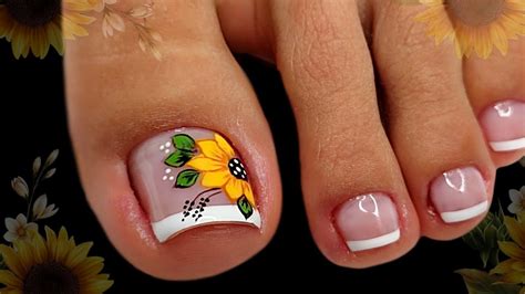 DiseÑo De UÑas Hermosas Para Pies 🦶 Arte En Uñas 💅 Youtube