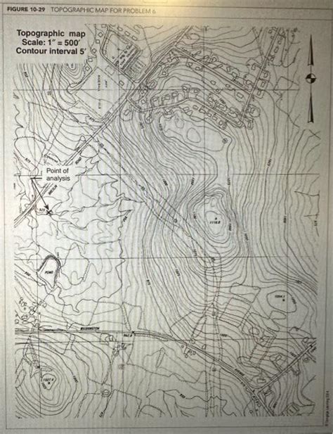 Solved Fggure Topographic Map For Problem Chegg