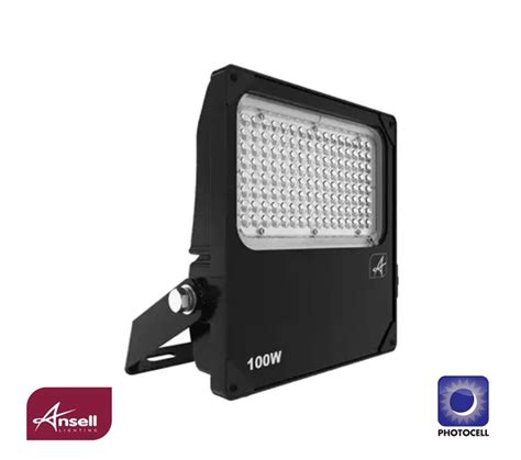 Ansell Aztec Asymmetrical Floodlight W Photocell Ledvista Lighting