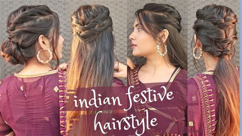 Descubra 48 Image Indian Gown Hairstyles Thptnganamst Edu Vn