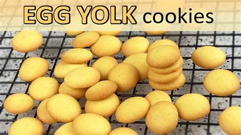 Egg Yolk Cookies Recipe Best Way To Use Leftover Egg Yolks YouTube