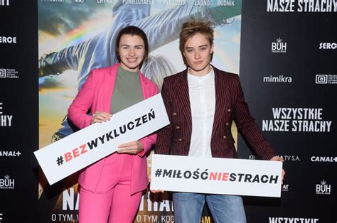 Katarzyna Zillmann I Jej Partnerka Julia Walczak Na Premierze Filmu