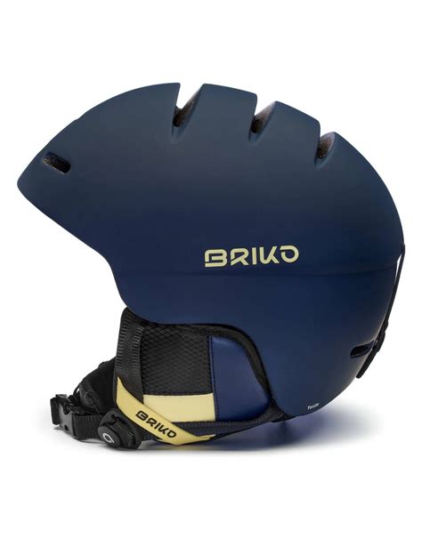 Briko Teide Blue Cloud Burst Yellow Starship Heren Skihelmen Snowleader