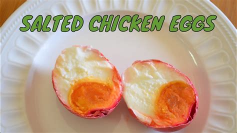 HOW TO MAKE SALTED CHICKEN EGGS RECIPE 68 ITLOG NA MAALAT YouTube