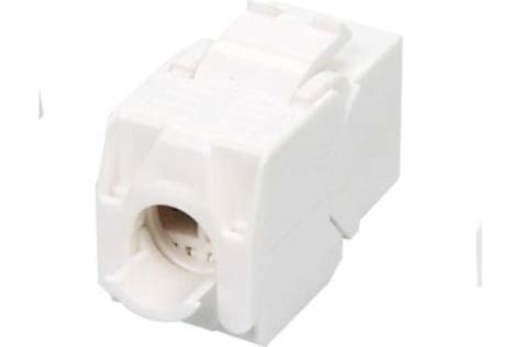Вставка Keystone Hyperline KJ8-8P8C-C6-180-TLS-WH Jack RJ-45(8P8C ...