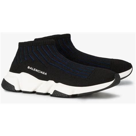 Balenciaga Speed Knit Trainers Liked On Polyvore Featuring Shoes