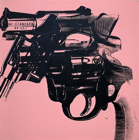 Andy Warhol Gun Paintings Exhibitions Richard Gray Gallery