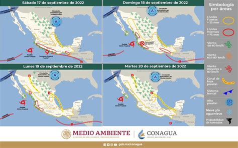 Lester provocará fuertes lluvias y frentes fríos México