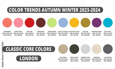 Fashion Color Trends Autumn Winter 2023 2024 London Fashion Color