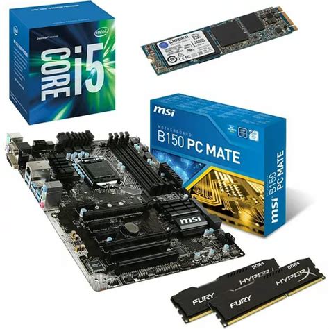 Kit d évo Core i5 6400 2 7 GHz MSI B150 PC MATE SSD 240 Go 8 Go