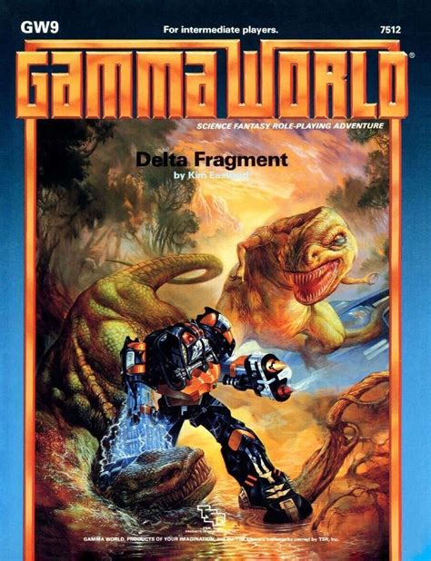 Gw9 Delta Fragment Gamma World Tsr Rpg Science Fiction Etsy