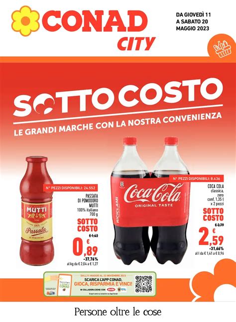 Volantino Conad City Sottocosto Fino Al 20 05 Dall 11 05 2023