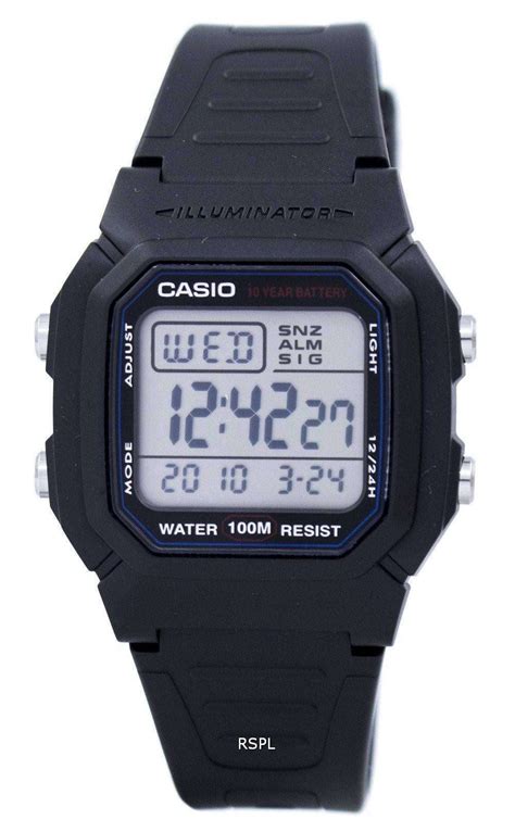 Reloj Casio Digital Classic Iluminador W 800H 1AVDF W 800H 1AV Hombre