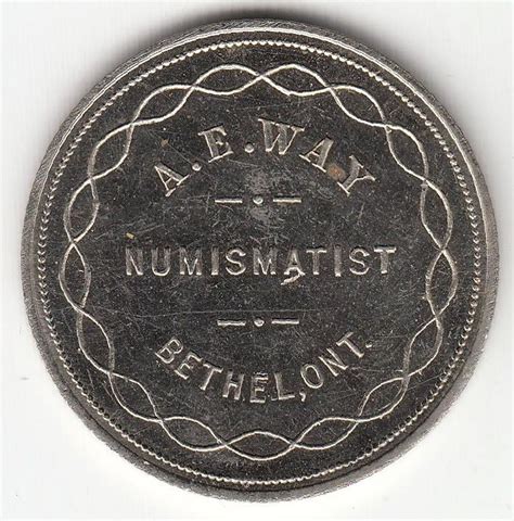 Numismatist Card.