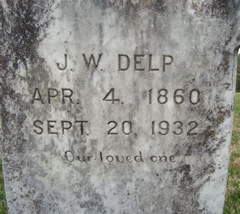 John Wesley Delp (1860-1932) - Mémorial Find a Grave
