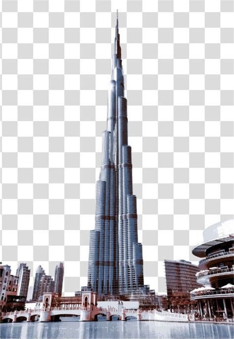 Burj Khalifa Dubai Uae Clip Art Digital Download Etsy