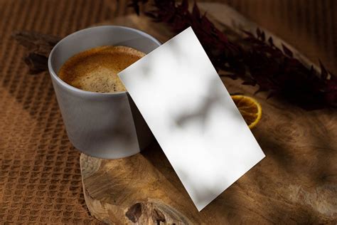 Free flyer with coffee mockup - Mockups Design