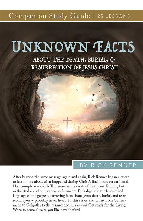 buy unknown facts   death burial  resurrection  jesus