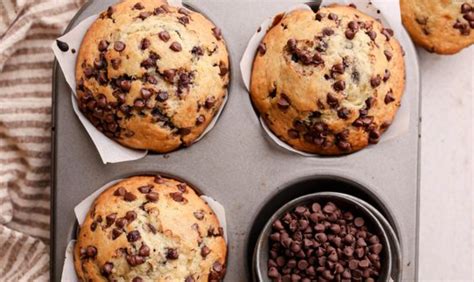 Muffins Con Chips De Chocolate Una Receta Sin Manteca Y F Cil De