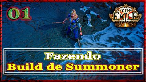 01 Bora Fazer Uma Build Summoner Path Of Exile 3 20 Live PT BR