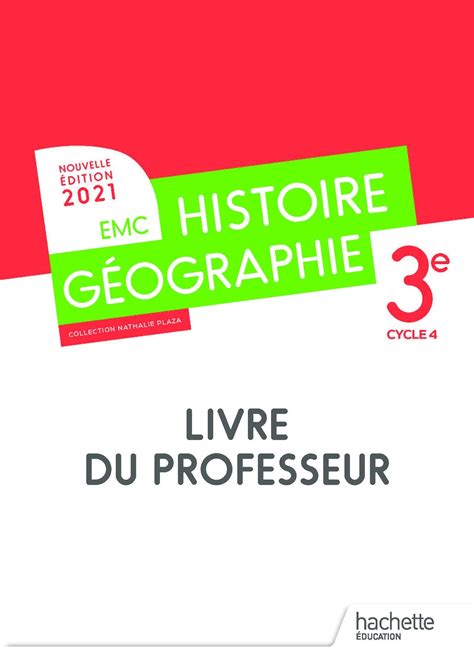 Buy Histoire Géographie Emc 3e Livre élève Ed 2021 Livre De L