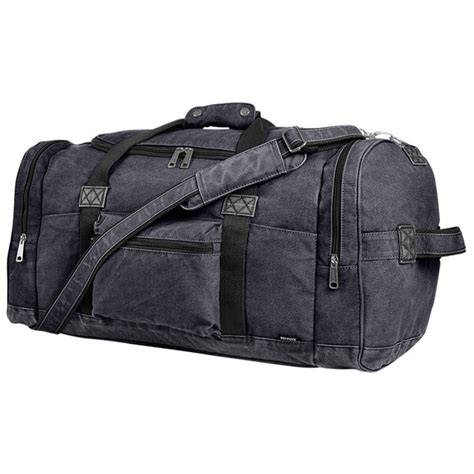 Dri Duck Black Heavy Duty Large Expedition Canvas Duffle Bag