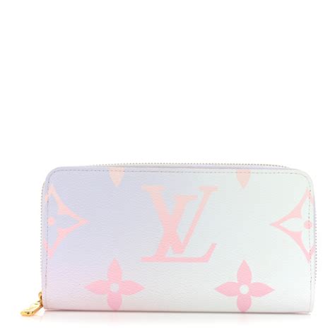 Louis Vuitton Monogram Giant Spring In The City Zippy Wallet Sunrise