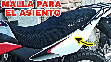 Como Poner Malla Protectora Al Asiento De Tu Moto Honda Xr150 YouTube