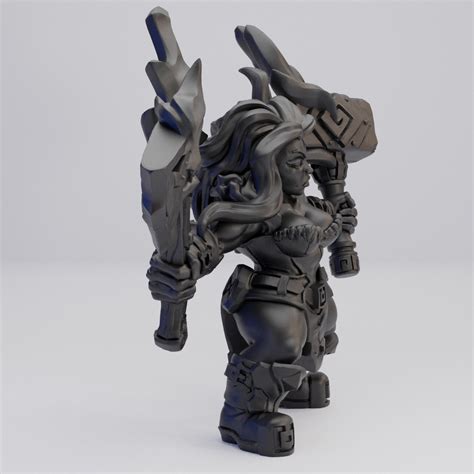 Hot Goblin ヘルガ ミニチュア ホットゴブリン 戦士 ドワーフ 蛮族