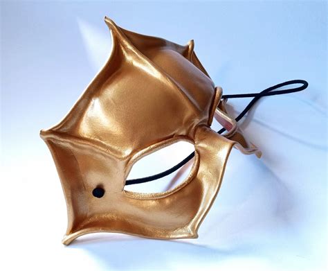 Gold Mask Mardi Gras Cosplay Masculine - Etsy