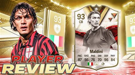 🔒93 Dynasties Icon Maldini Player Review Ea Fc 24 Ultimate Team Youtube