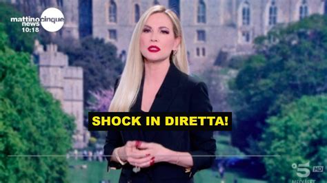 Federica Panicucci Shock In Diretta Successo