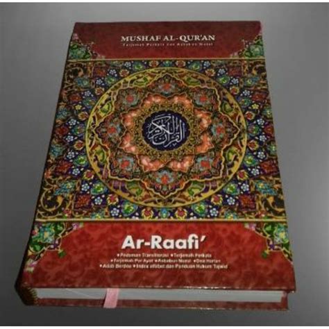 Jual Quran Terjemahan Perkata Latin Ar Raafi A5 HVS Mushaf Besar