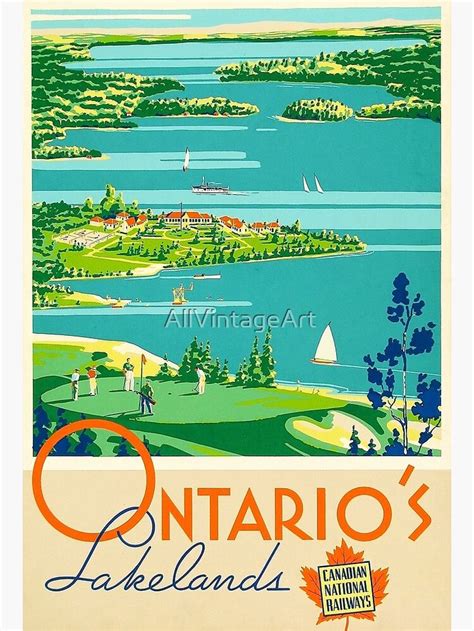 Poster for Sale avec l œuvre Affiche de voyage vintage des Lakelands