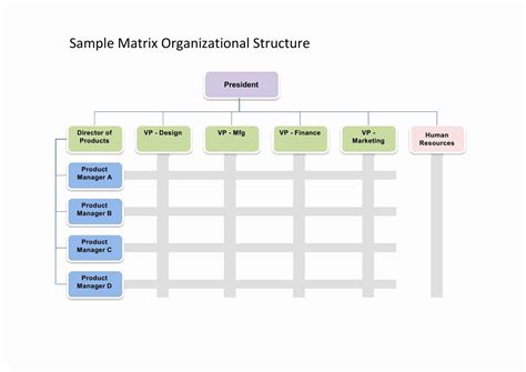 Fillable Organizational Chart