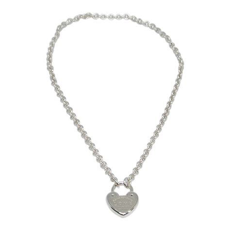 Tiffany And Co Return To Tiffany Love Lock Heart Necklace Olivers