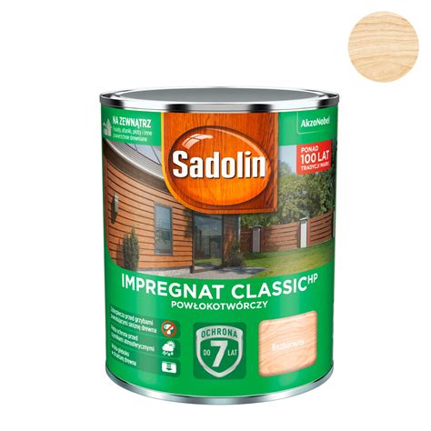 Sadolin Impregnat Classic HP Bezbarwny 750 Ml Kupuj W OBI