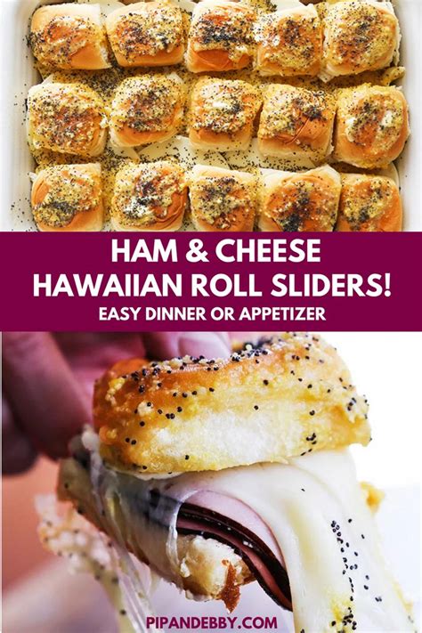 Ham And Cheese Sliders On Hawaiian Rolls Recipe Recipe Sliders